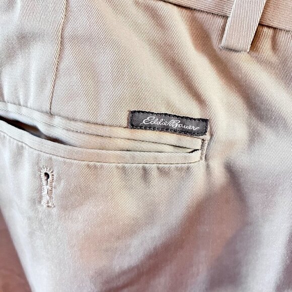 Eddie Bauer Wrinkle Free Relaxed Fit Khaki Pants- Size 48 - Picture 5 of 6